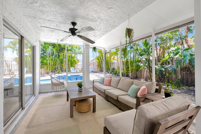 6290 Windchime Pl, Boynton Beach, FL 33472 - view of sunroom / solarium