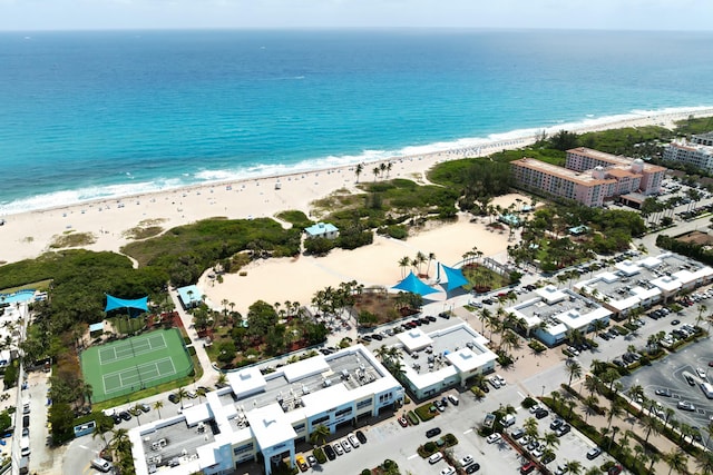 1050 Singer Dr, Singer Island, FL 33404 - aerial view with a beach view and a water view