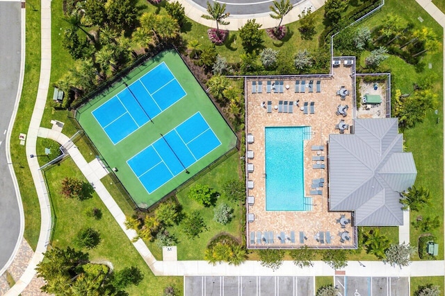 drone / aerial view
