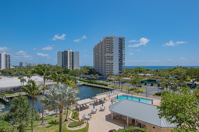 4101 N Ocean Blvd Unit 504, Boca Raton, FL 33431 - exterior space featuring a city view