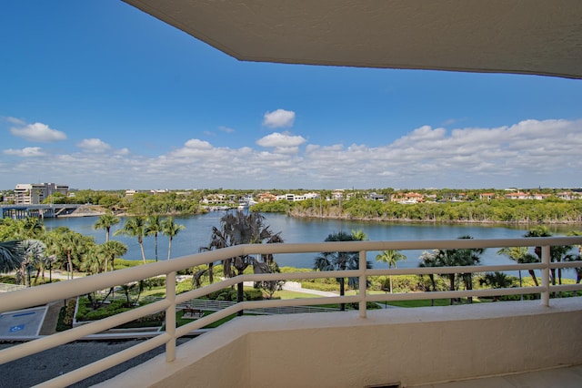 4101 N Ocean Blvd Unit 504, Boca Raton, FL 33431 - balcony featuring a water view