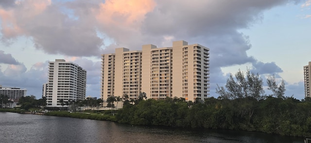 4101 N Ocean Blvd Unit 504, Boca Raton, FL 33431 - view of building exterior with a water view