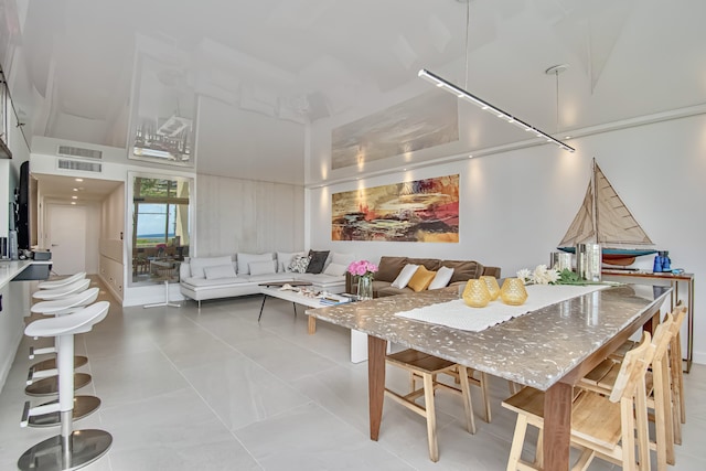 4101 N Ocean Blvd Unit 504, Boca Raton, FL 33431 - dining area with visible vents