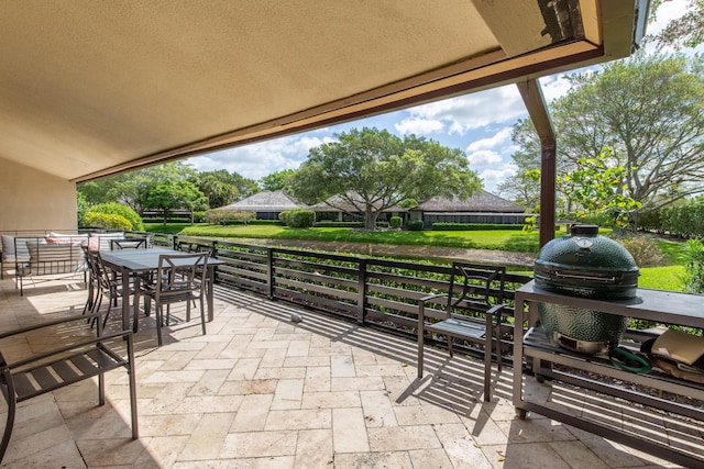 view of patio / terrace with outdoor dining area