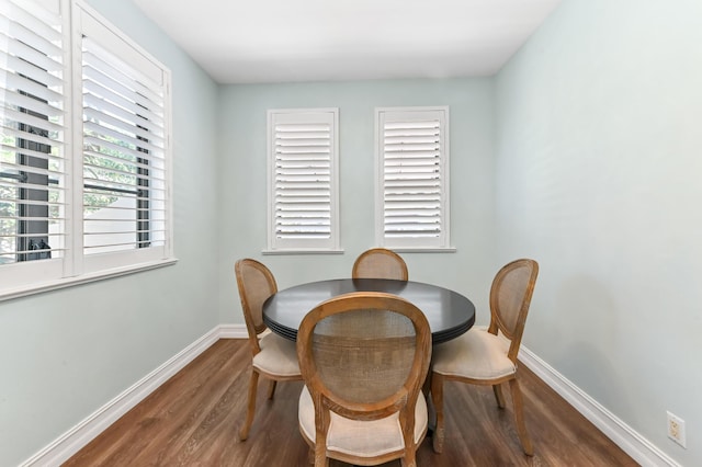 210 Via Villagio, Hypoluxo, FL 33462 - dining room with baseboards and wood finished floors