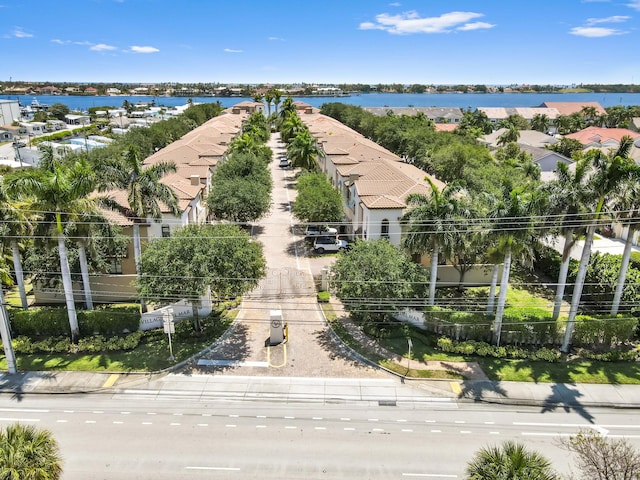 210 Via Villagio, Hypoluxo, FL 33462 - drone / aerial view featuring a residential view and a water view
