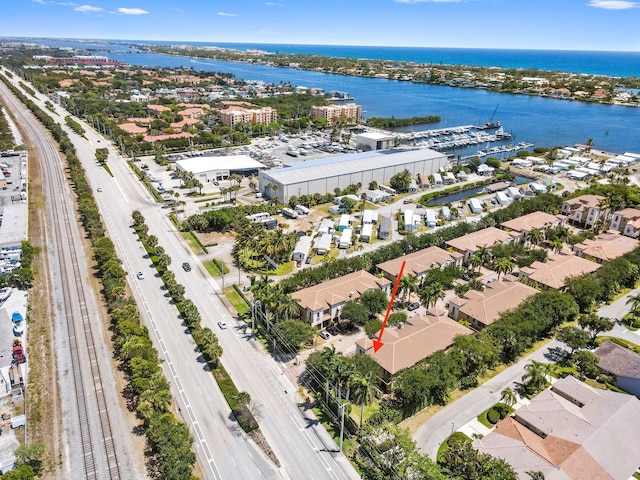 210 Via Villagio, Hypoluxo, FL 33462 - aerial view featuring a water view