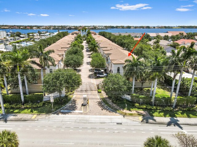 210 Via Villagio, Hypoluxo, FL 33462 - birds eye view of property featuring a residential view and a water view