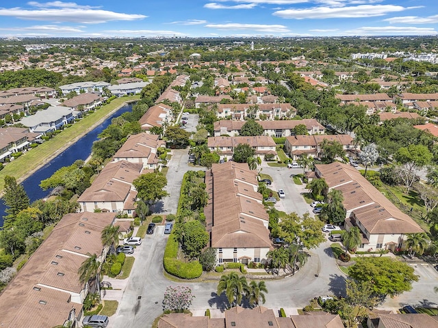 6807 Via Regina Unit 1, Boca Raton, FL 33433 - aerial view of property's location featuring nearby suburban area and a nearby body of water
