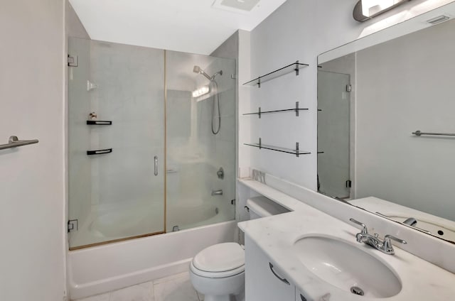 234 NE 3rd St Unit 2206, Miami, FL 33132 - bathroom with vanity and bath / shower combo with glass door