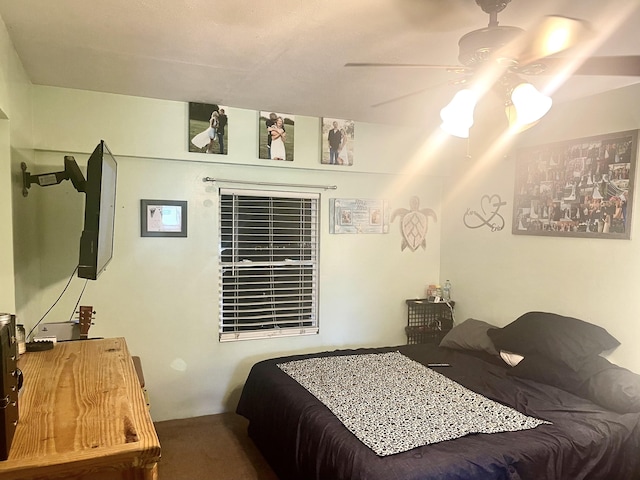 7677 NW 90th Ct, Okeechobee, FL 34972 - bedroom with carpet and a ceiling fan