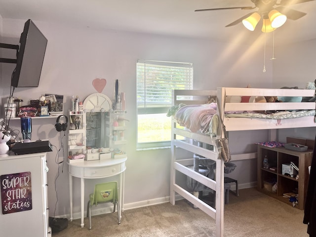 7677 NW 90th Ct, Okeechobee, FL 34972 - carpeted bedroom featuring ceiling fan