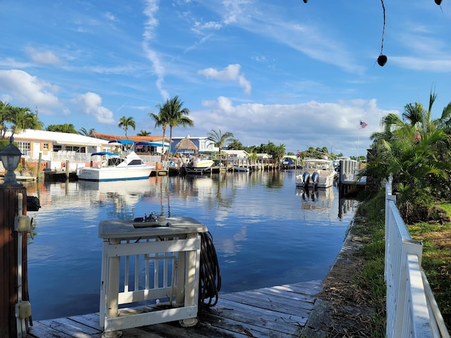 370 SE 14th Ave, Pompano Beach, FL 33060 - dock area with a water view