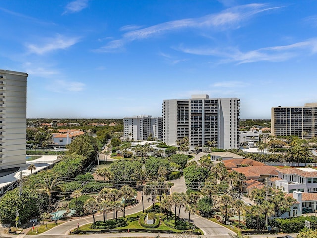 4740 S Ocean Blvd Unit 606, Highland Beach, FL 33487 - bird's eye view with a view of city