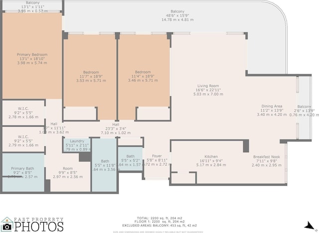 4740 S Ocean Blvd Unit 606, Highland Beach, FL 33487 - view of layout