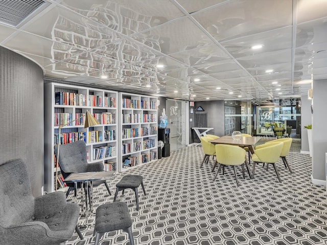 4740 S Ocean Blvd Unit 606, Highland Beach, FL 33487 - interior space featuring visible vents and recessed lighting