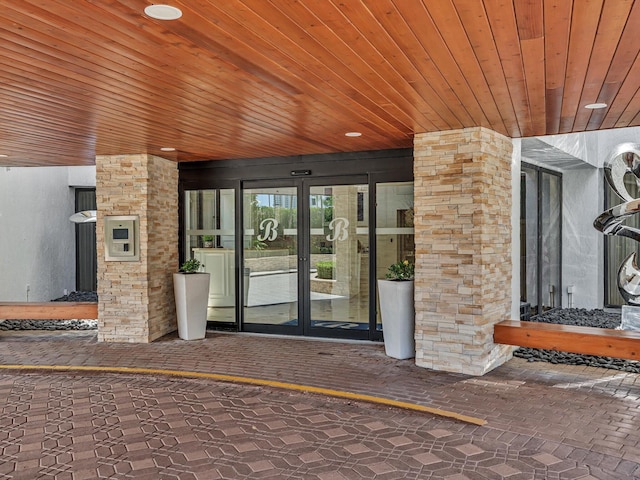 4740 S Ocean Blvd Unit 606, Highland Beach, FL 33487 - property entrance featuring french doors