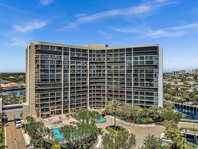 4740 S Ocean Blvd Unit 606, Highland Beach, FL 33487 - view of property with a view of city