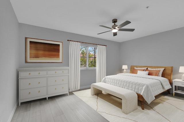 324 Bayfront Dr, Boynton Beach, FL 33435 - bedroom with a ceiling fan and baseboards