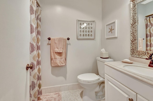 14699 Canalview C Dr Unit C, Delray Beach, FL 33484 - bathroom featuring toilet, vanity, and tile patterned floors