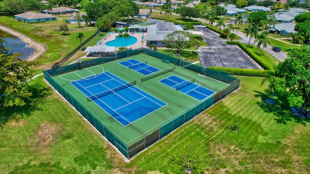 14699 Canalview C Dr Unit C, Delray Beach, FL 33484 - drone / aerial view of a pool area