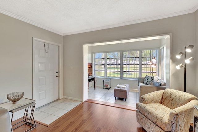 14699 Canalview C Dr Unit C, Delray Beach, FL 33484 - entrance foyer featuring ornamental molding, light wood-type flooring, and baseboards