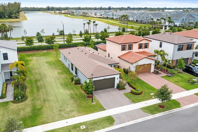 16390 Sea Turtle Pl, The Acreage, FL 33470 - drone / aerial view featuring a residential view and a water view