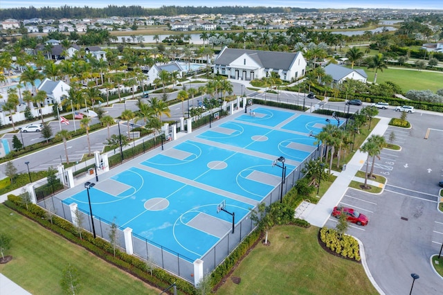 16390 Sea Turtle Pl, The Acreage, FL 33470 - view of sport court featuring community basketball court and fence