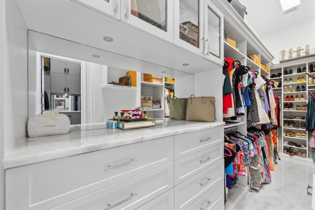 2560 NW 70th Blvd, Boca Raton, FL 33496 - walk in closet with marble finish floor