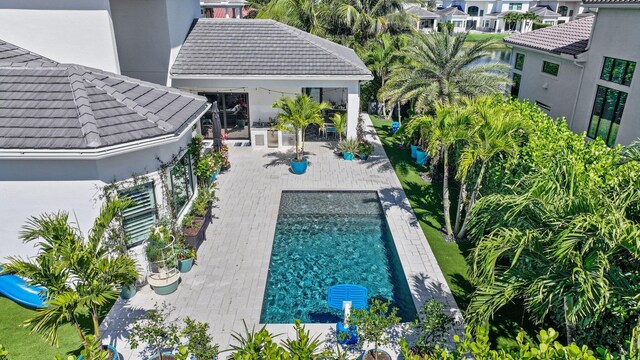 2560 NW 70th Blvd, Boca Raton, FL 33496 - pool featuring a patio and a gazebo