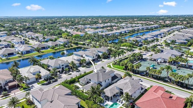2560 NW 70th Blvd, Boca Raton, FL 33496 - drone / aerial view with a residential view and a water view