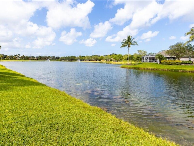 property view of water