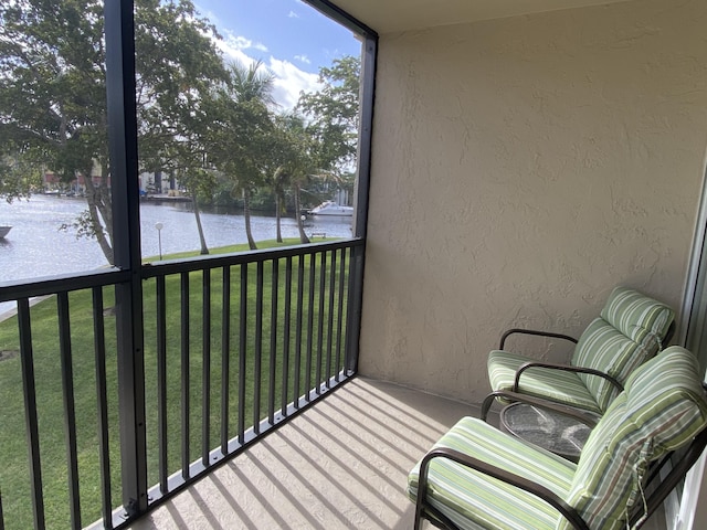 7 Royal Palm Way Unit 202, Boca Raton, FL 33432 - balcony featuring a water view