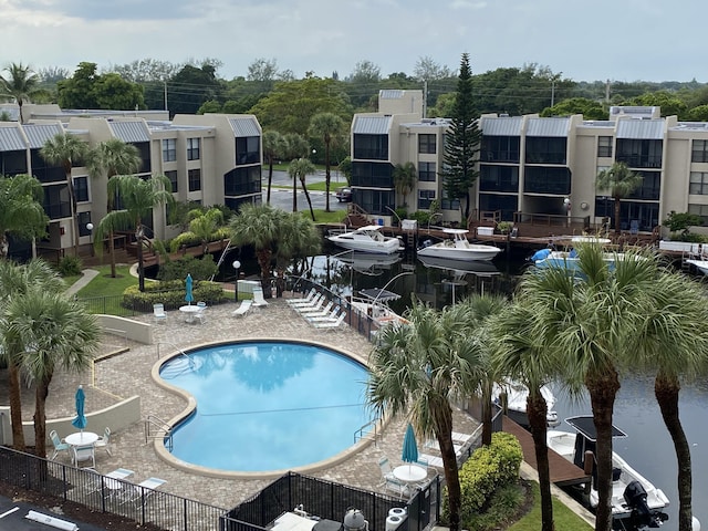 7 Royal Palm Way Unit 202, Boca Raton, FL 33432 - community pool with a patio