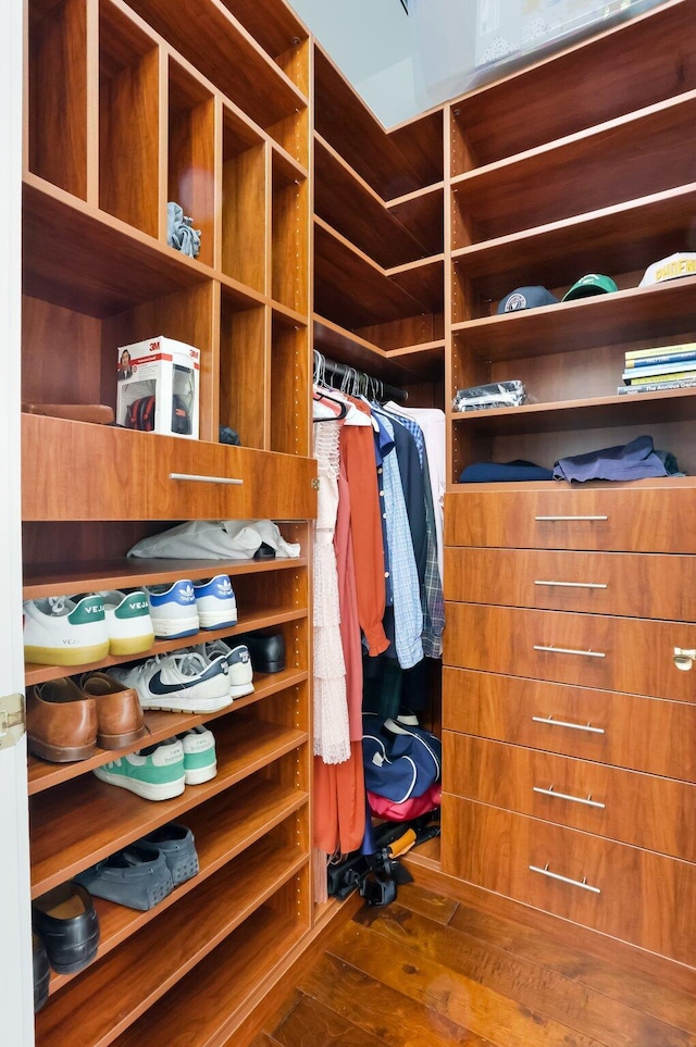 6247 NW 33rd Ave, Boca Raton, FL 33496 - walk in closet with wood finished floors