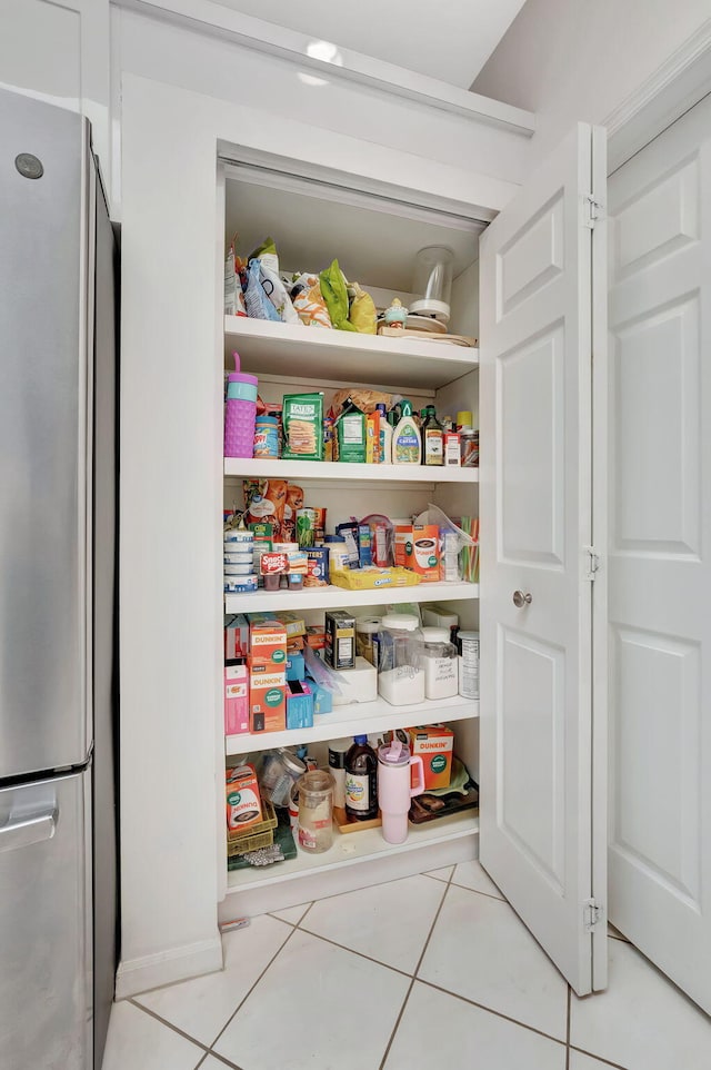 view of pantry