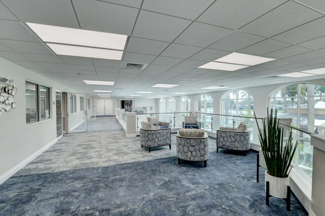 interior space featuring visible vents