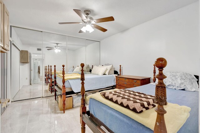 1213 12th Ter, Palm Beach Gardens, FL 33418 - bedroom with a ceiling fan