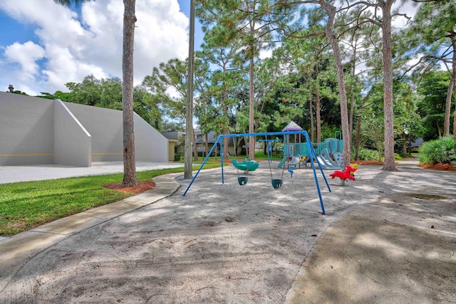 view of community playground