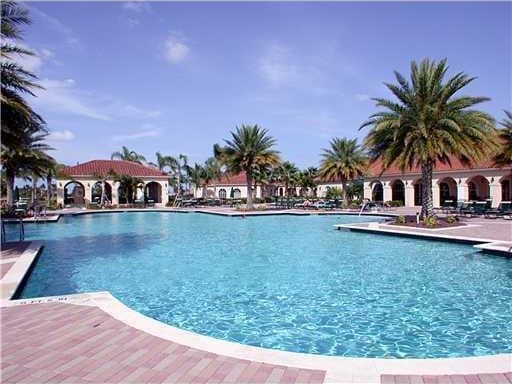 pool featuring a patio area