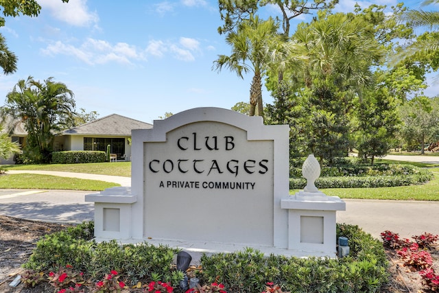 901 Club Dr, Palm Beach Gardens, FL 33418 - view of community sign