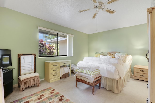901 Club Dr, Palm Beach Gardens, FL 33418 - bedroom featuring baseboards, a ceiling fan, and light colored carpet