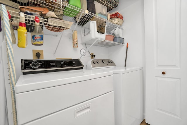 136 Centennial Ct, Deerfield Beach, FL 33442 - clothes washing area featuring washer and clothes dryer and laundry area