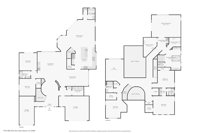 7015 NW 27th Ave, Boca Raton, FL 33496 - floor plan
