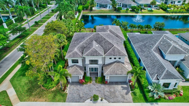 7015 NW 27th Ave, Boca Raton, FL 33496 - bird's eye view with a residential view and a water view