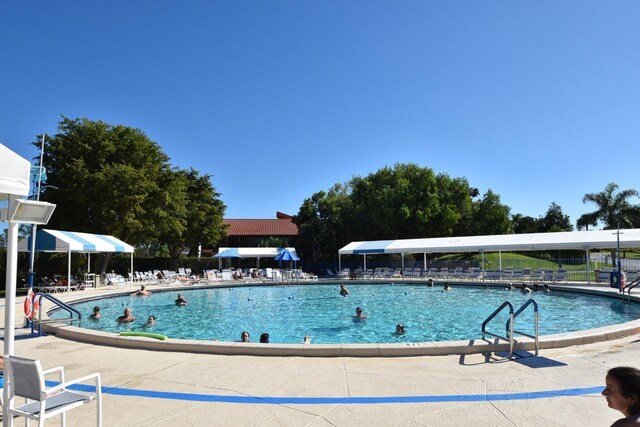 view of pool
