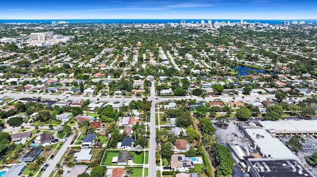 1269 NW 4th St, Boca Raton, FL 33486 - aerial view of property and surrounding area featuring a nearby body of water and nearby urban area