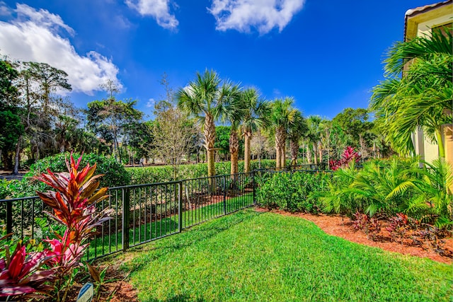 15688 Italian Cypress Way, Wellington, FL 33414 - view of yard with fence
