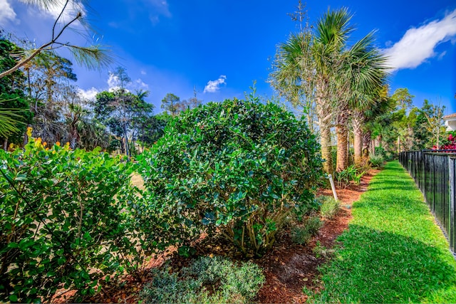 15688 Italian Cypress Way, Wellington, FL 33414 - view of yard with fence