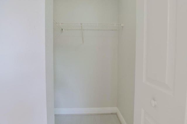 view of closet